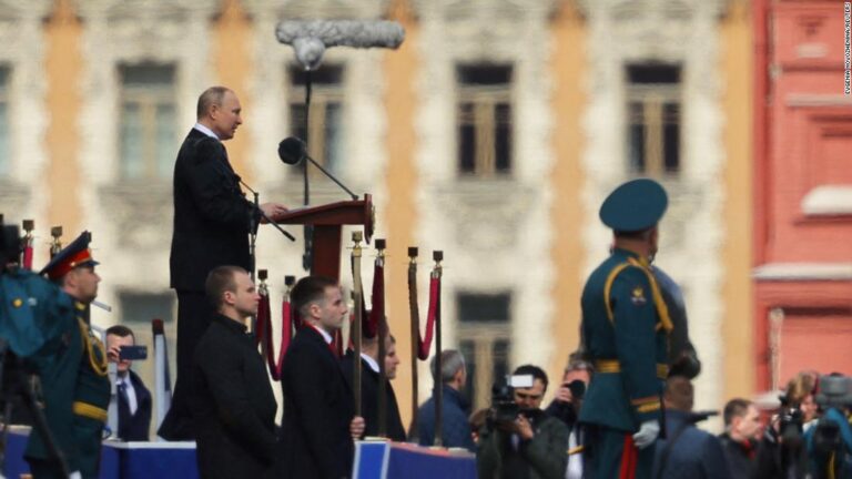 Putin falsely blames West for Ukraine invasion in Victory Day speech