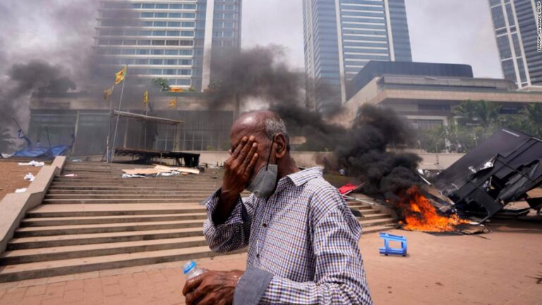 Military rescues Sri Lanka’s Prime Minister in pre-dawn operation as violent clashes leave seven dead