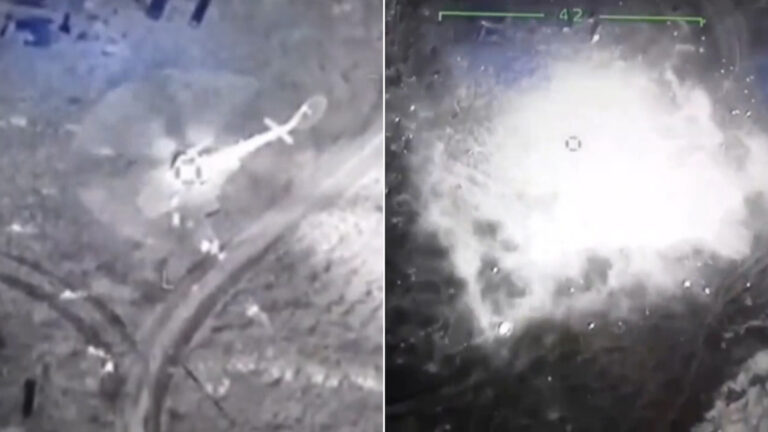 Ukraine blows up Russian helicopter on Snake Island
