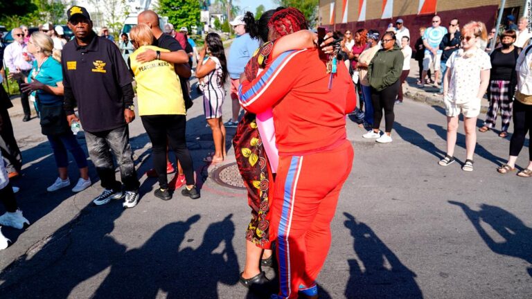 A ‘hero’ security guard, a former fire official’s mother and a teacher were among the 10 people killed at a Buffalo grocery store