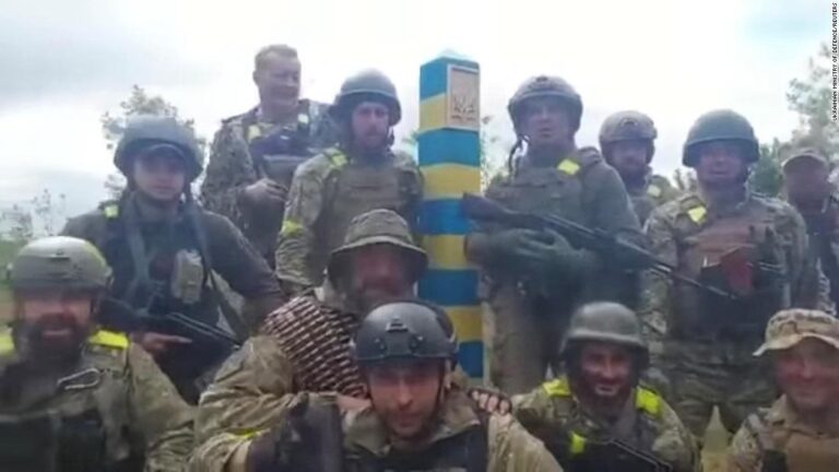 Ukrainian forces reach border near Kharkiv