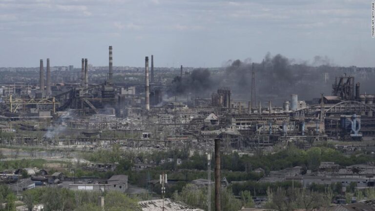 Mariupol: Wounded Ukrainian forces leave Azovstal steelworks