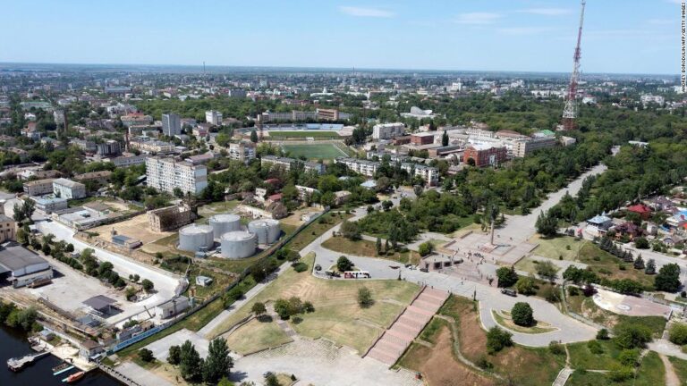 Russia calls for military base in Ukraine’s Kherson region, as Ukrainian officials estimate around half the population has left the region