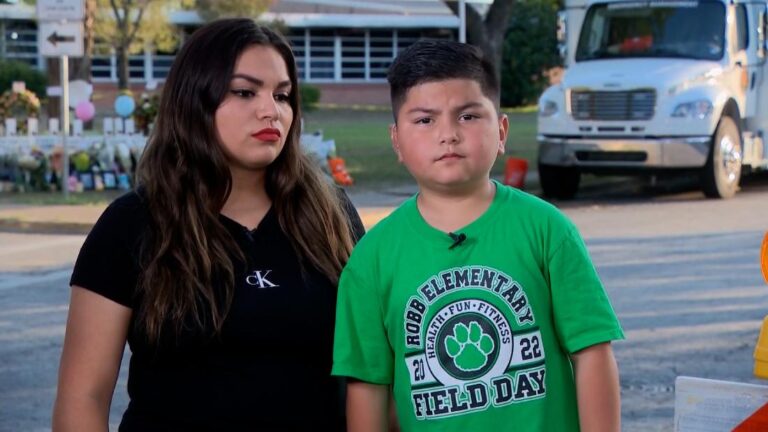 8-year-old describes surviving school shooting in Texas