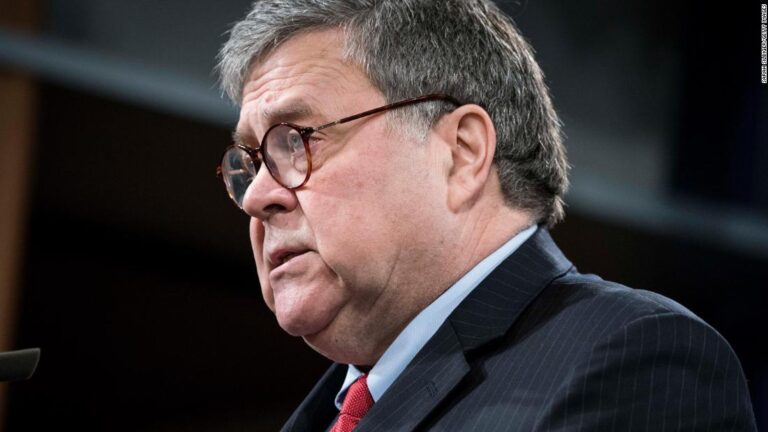 Former AG William Barr: Trump to blame for people going to the Capitol on Jan. 6