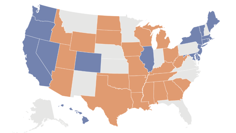 The states where abortion rights are still protected after Roe v. Wade overturned