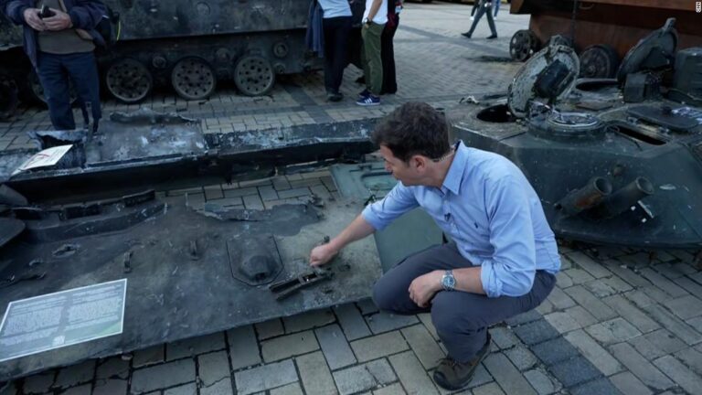 Ukraine puts captured Russian weaponry on display in central Kyiv