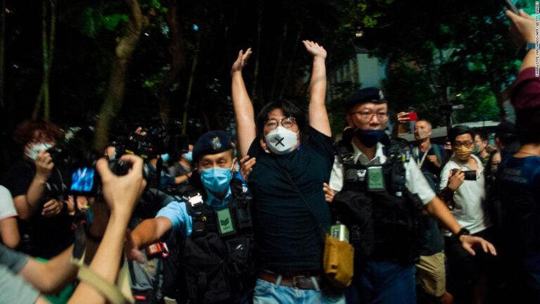 Six arrested as Hong Kong snuffs out Tiananmen vigil