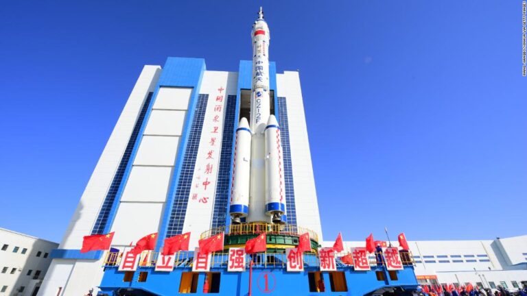 China launches third crewed mission to new space station