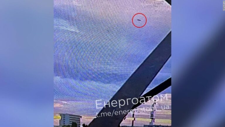 Video shows Russian missile flying ‘critically low’ over Ukrainian nuclear power plant