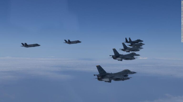 South Korean and US fighter jets in show of force to Kim Jong Un amid fears over North Korean nuclear test