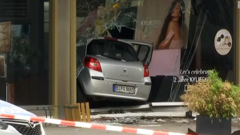 Video shows scene in Berlin where car drove into crowd
