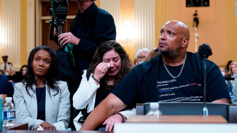Officers and loved ones get emotional watching new footage from Jan. 6