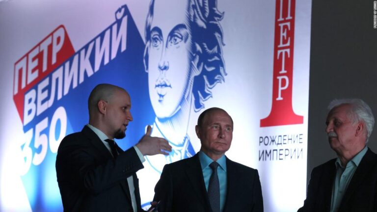 Putin likens himself to Peter the Great, suggests Russia is justified in invading Ukraine