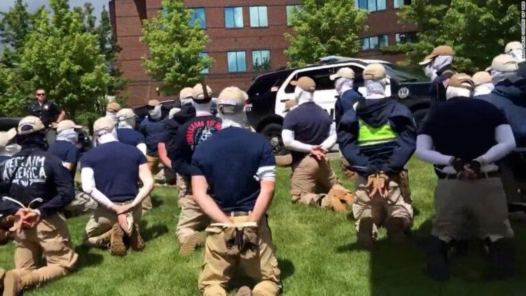 31 people arrested in Idaho have ties to White nationalist group, planned to riot at Pride event: police