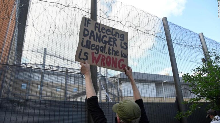 Controversial UK deportation flight to Rwanda grounded at last minute