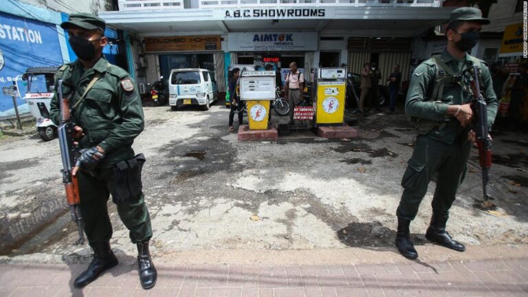 Sri Lanka only has enough fuel for about five more days, minister says