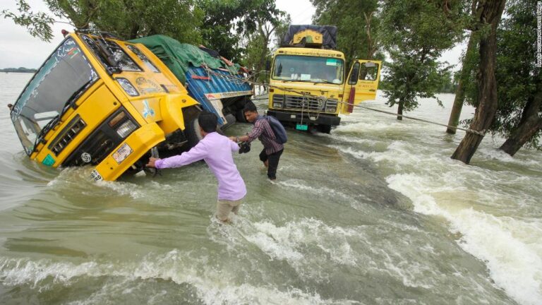 Millions affected after deadly floods hit India and Bangladesh
