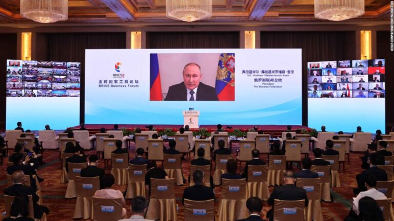 Putin says Russia is rerouting trade to China and India
