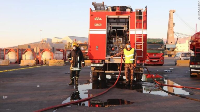 Toxic gas leak in Jordan kills at least 10 people, injures hundreds