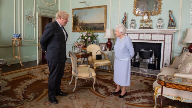 Buckingham Palace declines to say if Johnson has talked to the Queen