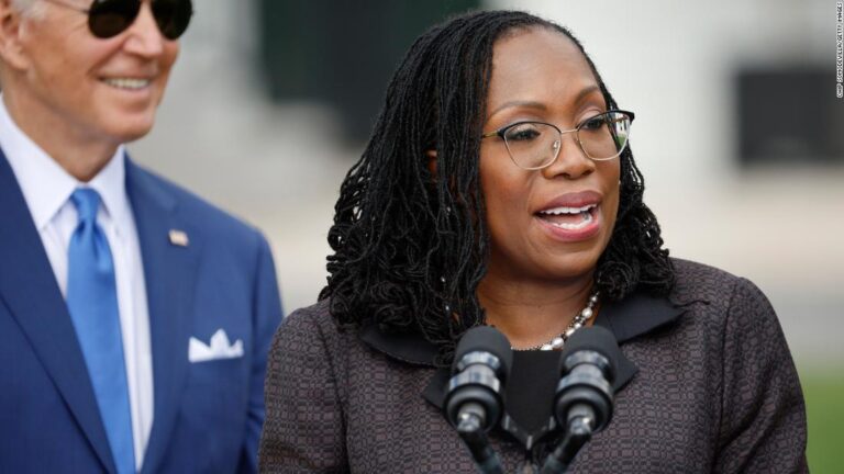 Justice Jackson dissents in first vote as US Supreme Court won’t reinstate Biden immigration policies