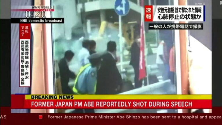 Video shows scene after Shinzo Abe collapsed