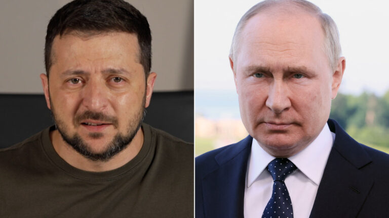 Zelensky responds to Putin falsely calling him a Nazi