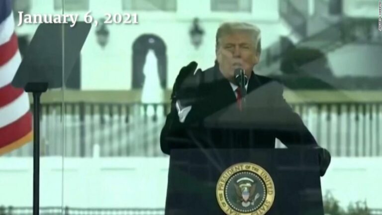 See the lines Trump ad-libbed during his January 6 speech