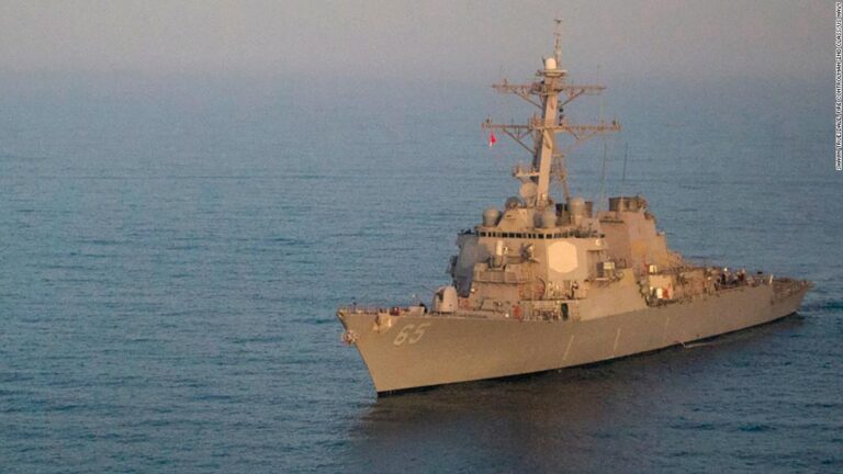 US Navy destroyer performs freedom of navigation exercise in South China Sea