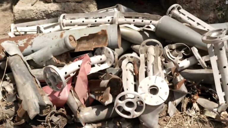 Farmer shows ‘deadly crop’ left on his farm by Russian military