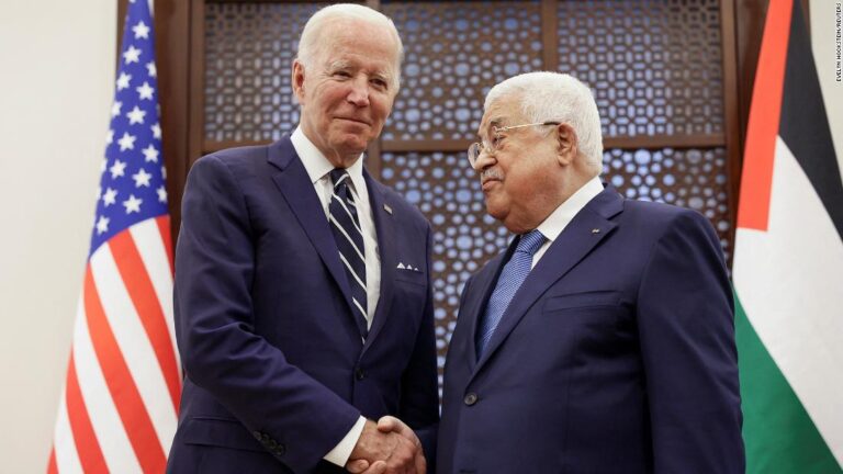 Biden faces a crucial day of closely watched meetings in the West Bank and Saudi Arabia