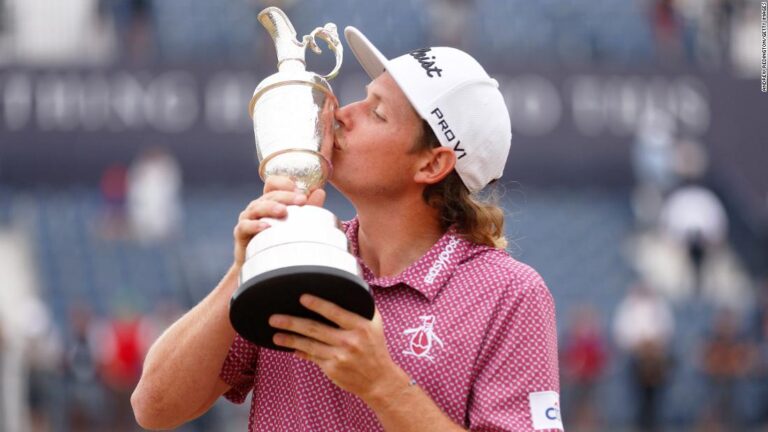 The Open: Cameron Smith wins first major with incredible finish