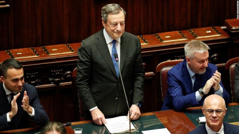 Italian Prime Minister Mario Draghi resigns as coalition collapses