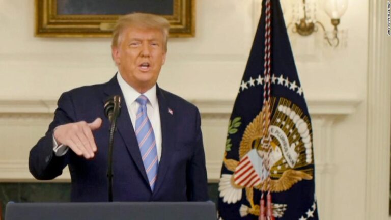 ‘I don’t want to say the election is over’: Behind the scenes of Trump’s January 7 address