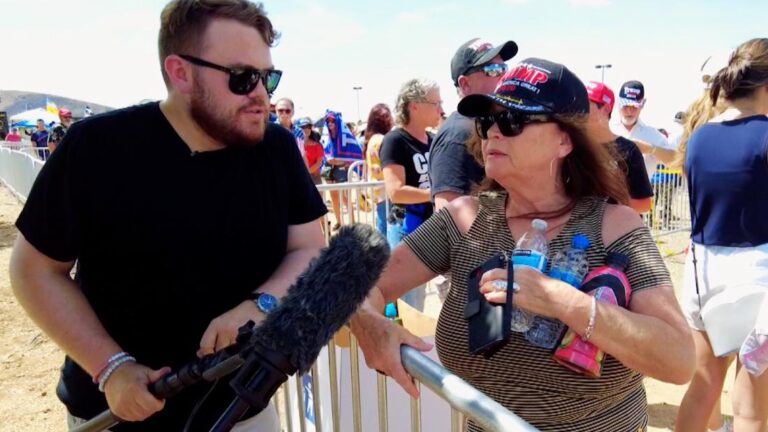 ‘Bunch of bull****’: Reporter talks to Trump supporters in wake of hearings
