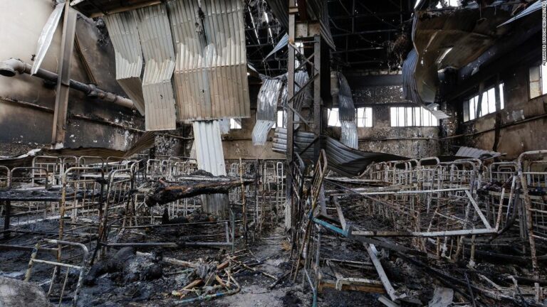 Russia and Ukraine accuse each other of attacking prison