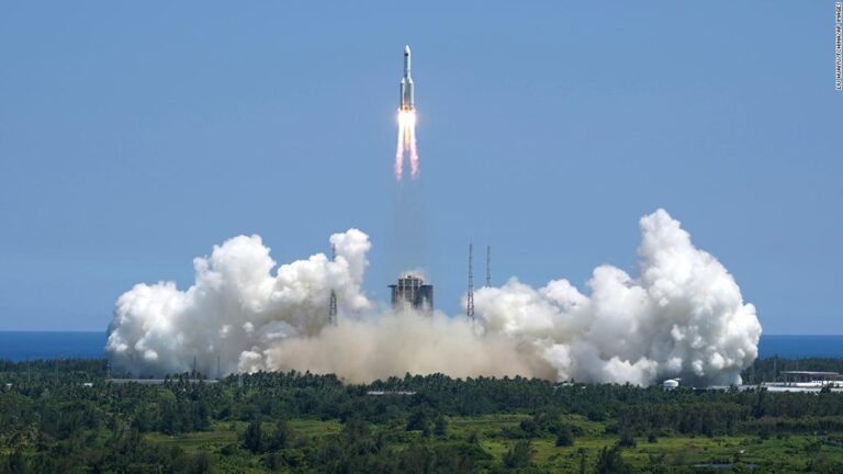 Remnants of an uncontrolled Chinese rocket reentered the atmosphere over the Indian Ocean, US Space Command says