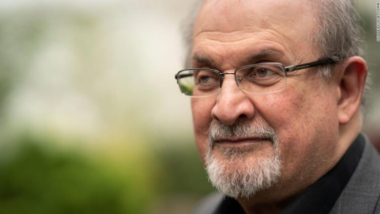 Author Salman Rushdie attacked onstage at event in New York