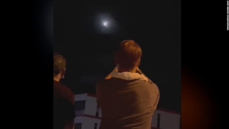 Video appears to show Chinese rocket debris burning up in atmosphere