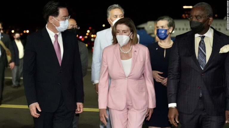 The latest on Pelosi’s visit in Taiwan