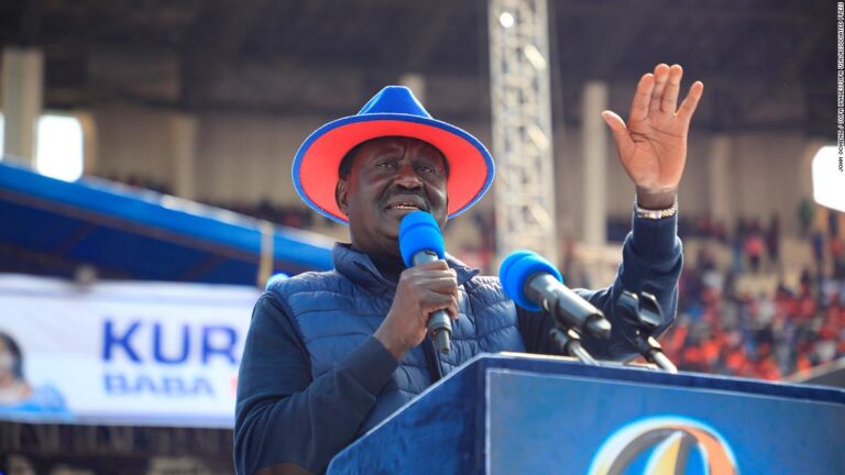 Kenya’s presidential candidate Odinga rejects election results, vows court challenge