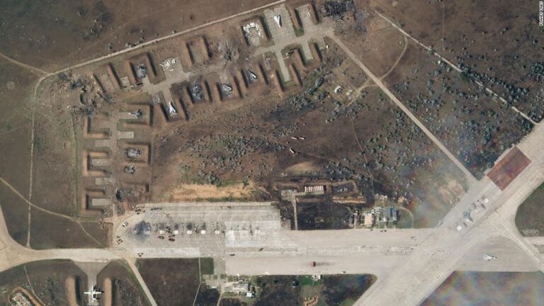 It’s not yet clear what caused blasts at a Crimea air base. But analysts say Russia suffered a significant loss