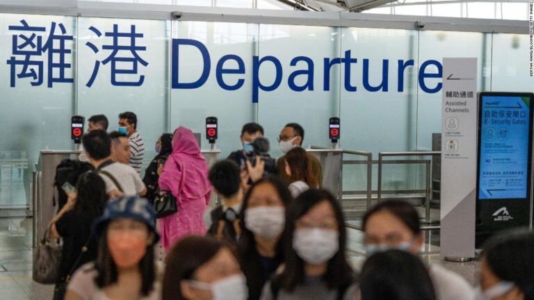 Hong Kong suffers biggest ever population drop as exodus accelerates