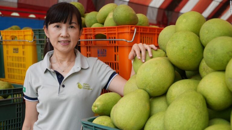 China flexes military muscles, then targets Taiwan’s citrus fruits