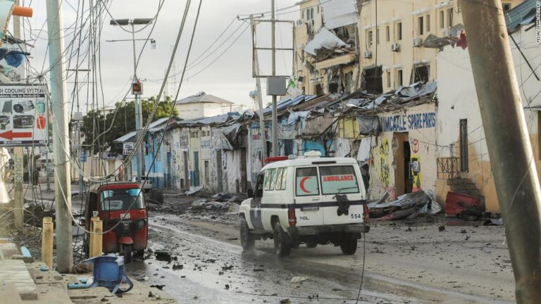 At least 20 people killed, dozens injured after gunmen storm Mogadishu hotel