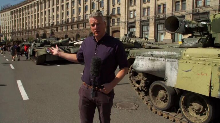 See how the streets of Kyiv look on Independence Day