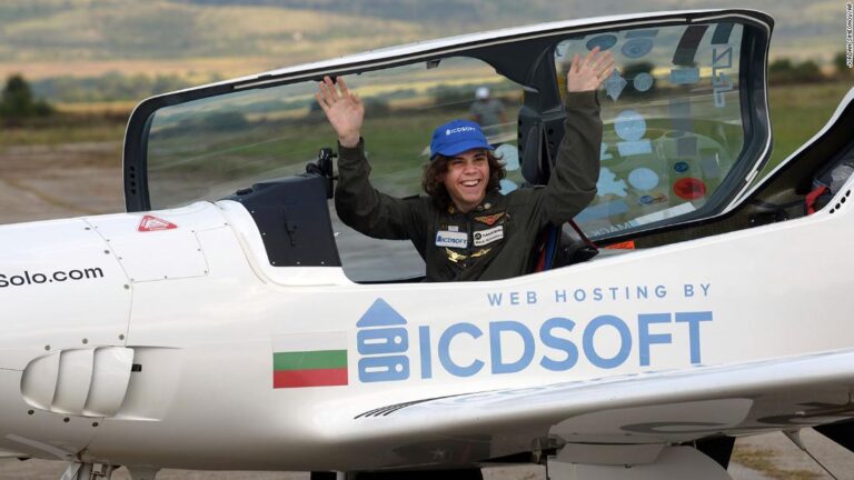 Teen becomes youngest person to fly solo around the world