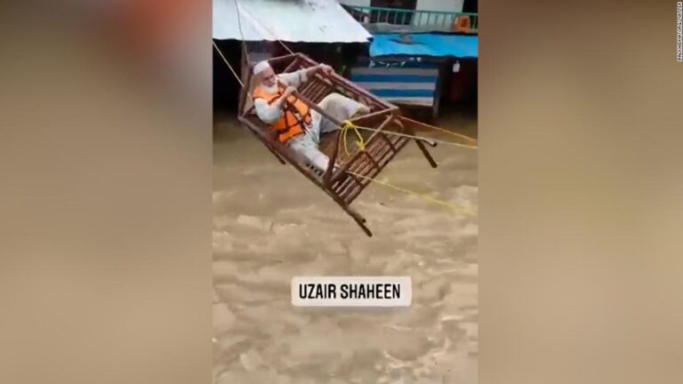 Bedframe used in dramatic rescue from extreme flooding