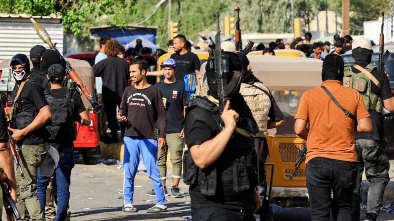 Powerful Iraqi cleric tells supporters to stand down after day of deadly violence in Baghdad